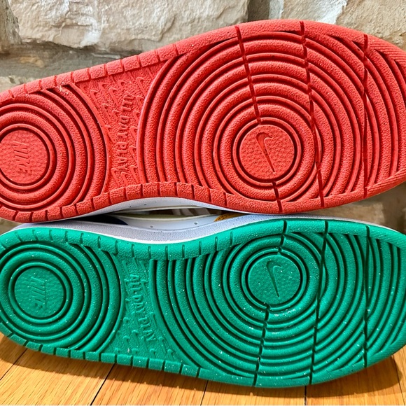 Brand New Youth size 6 Nike Court Borough Recraft Multicolor Low-Top Sneakers - Picture 9 of 11